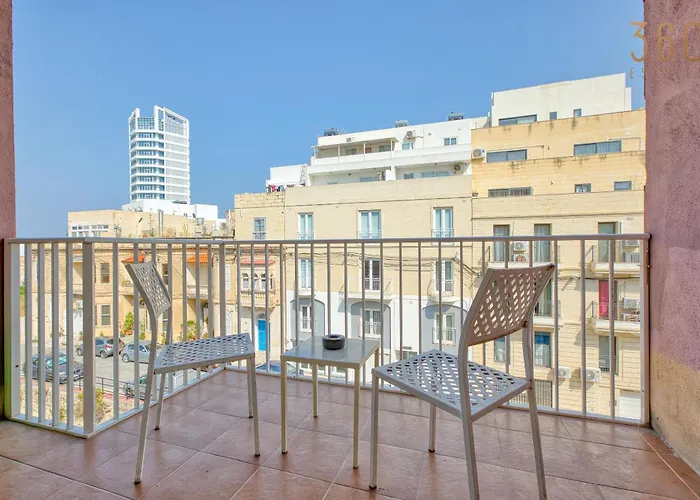 Spacious 3br With Balcony In Msida By 360 Estates * Ta Xbiex